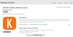 Good app store title example growthkitchen